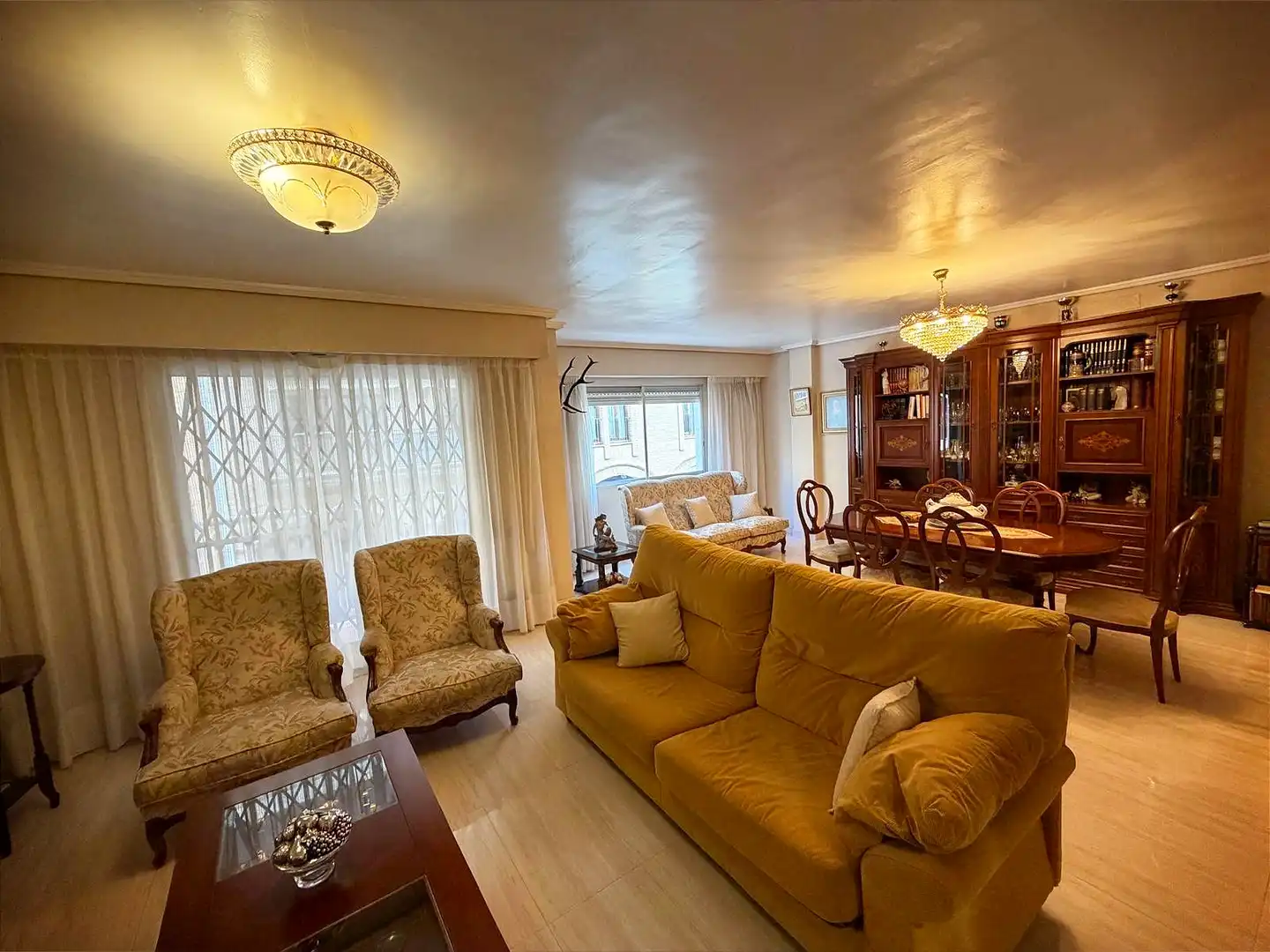 Sala de estar de Piso en venta en Ausias March