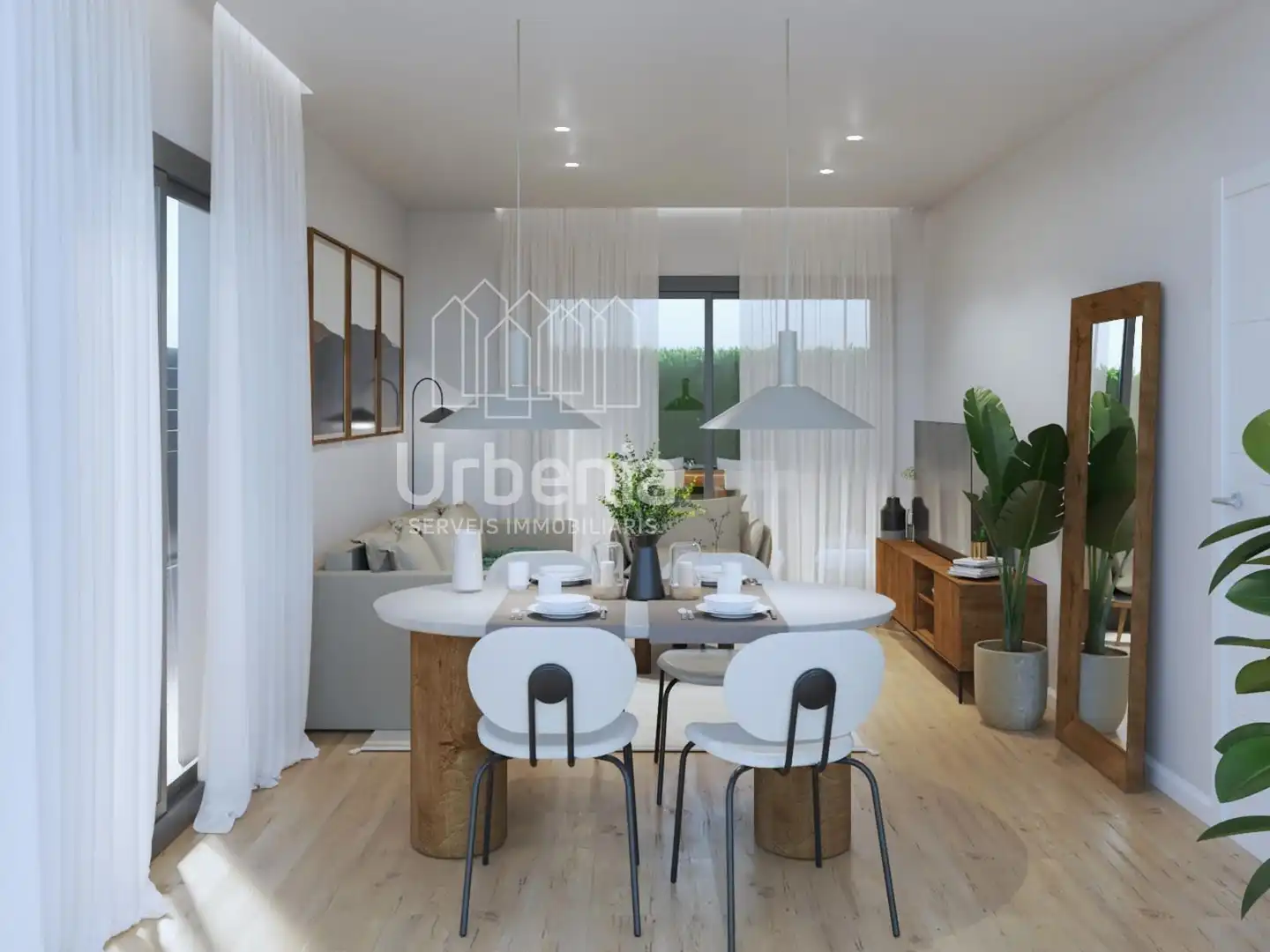 Sala de estar de Ático en venta en Arenys de Mar con Aire acondicionado, Calefacción y Jardín privado