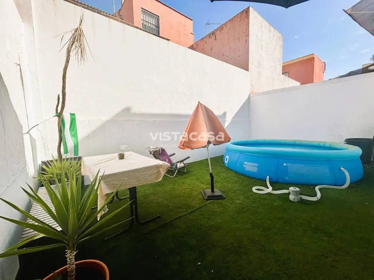 Terrassa de Casa adosada en venda en Mairena del Alcor amb Aire condicionat, Calefacció i Jardí privat