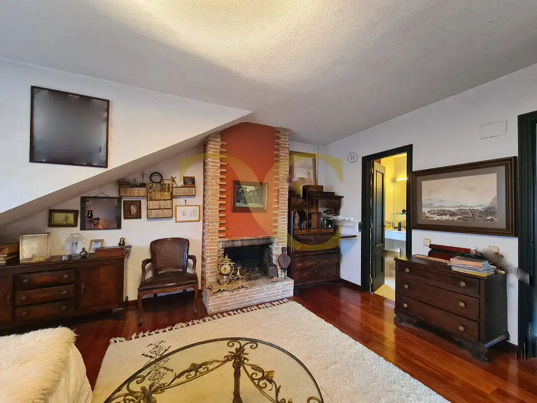 Living room of Houses for sale in Gijón   with Heating, Private garden and Terrace