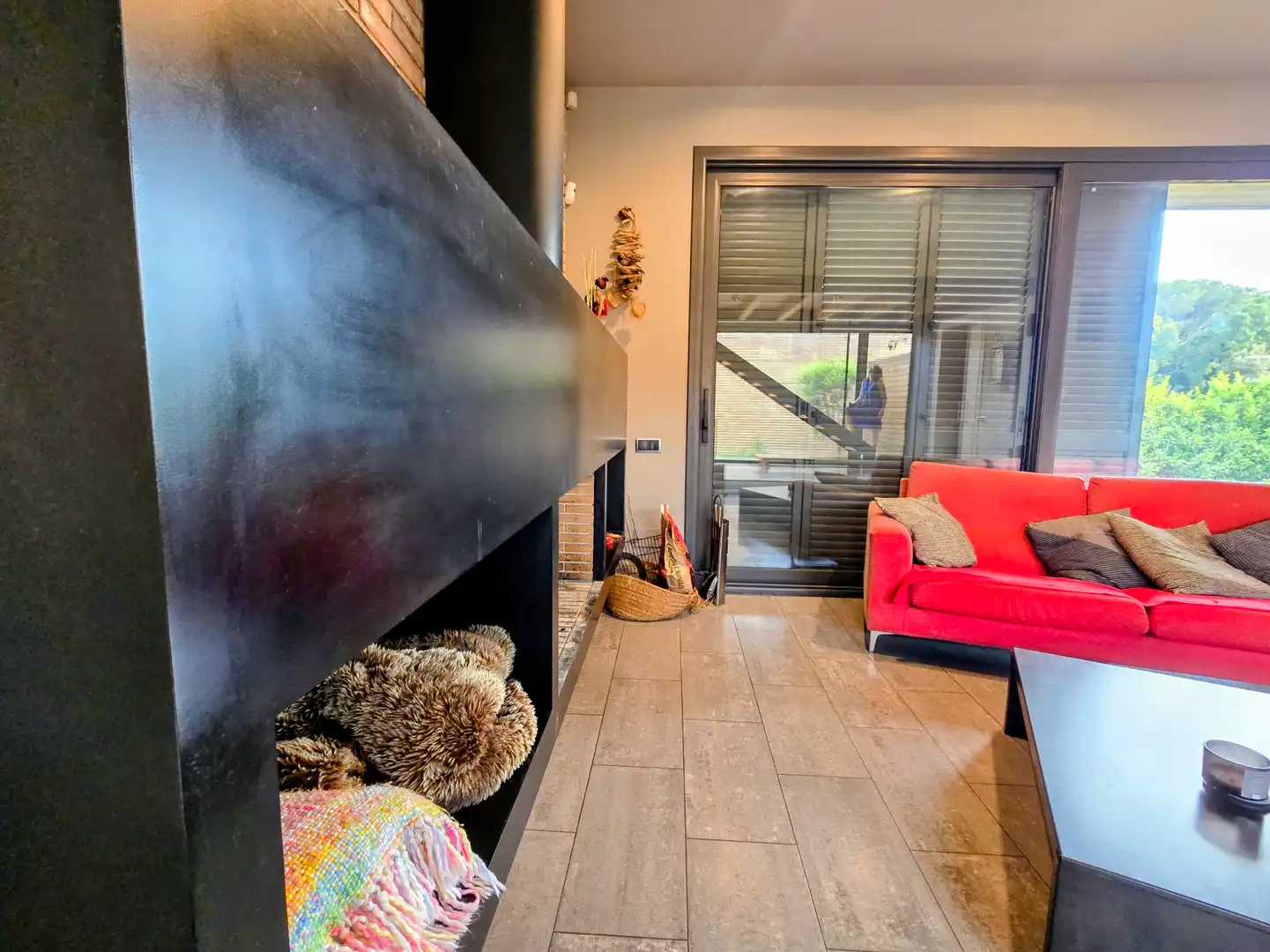 Sala d'estar de Casa o xalet en venda en Seva amb Calefacció, Jardí privat i Terrassa