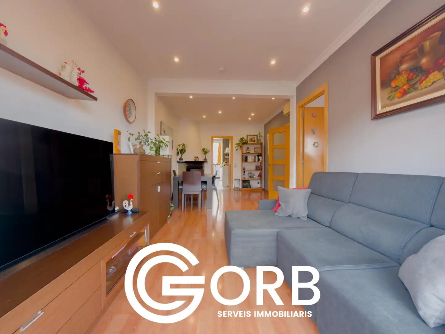 Sala de estar de Ático en venta en Mataró con Aire acondicionado, Calefacción y Parquet