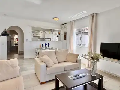 Sala d'estar de Àtic en venda en Mijas amb Aire condicionat, Calefacció i Terrassa