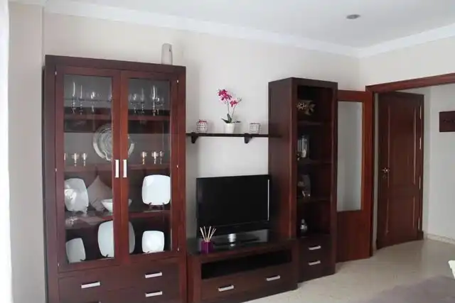 Sala de estar de Piso de alquiler en Sanlúcar de Barrameda con Aire acondicionado, Calefacción y Amueblado