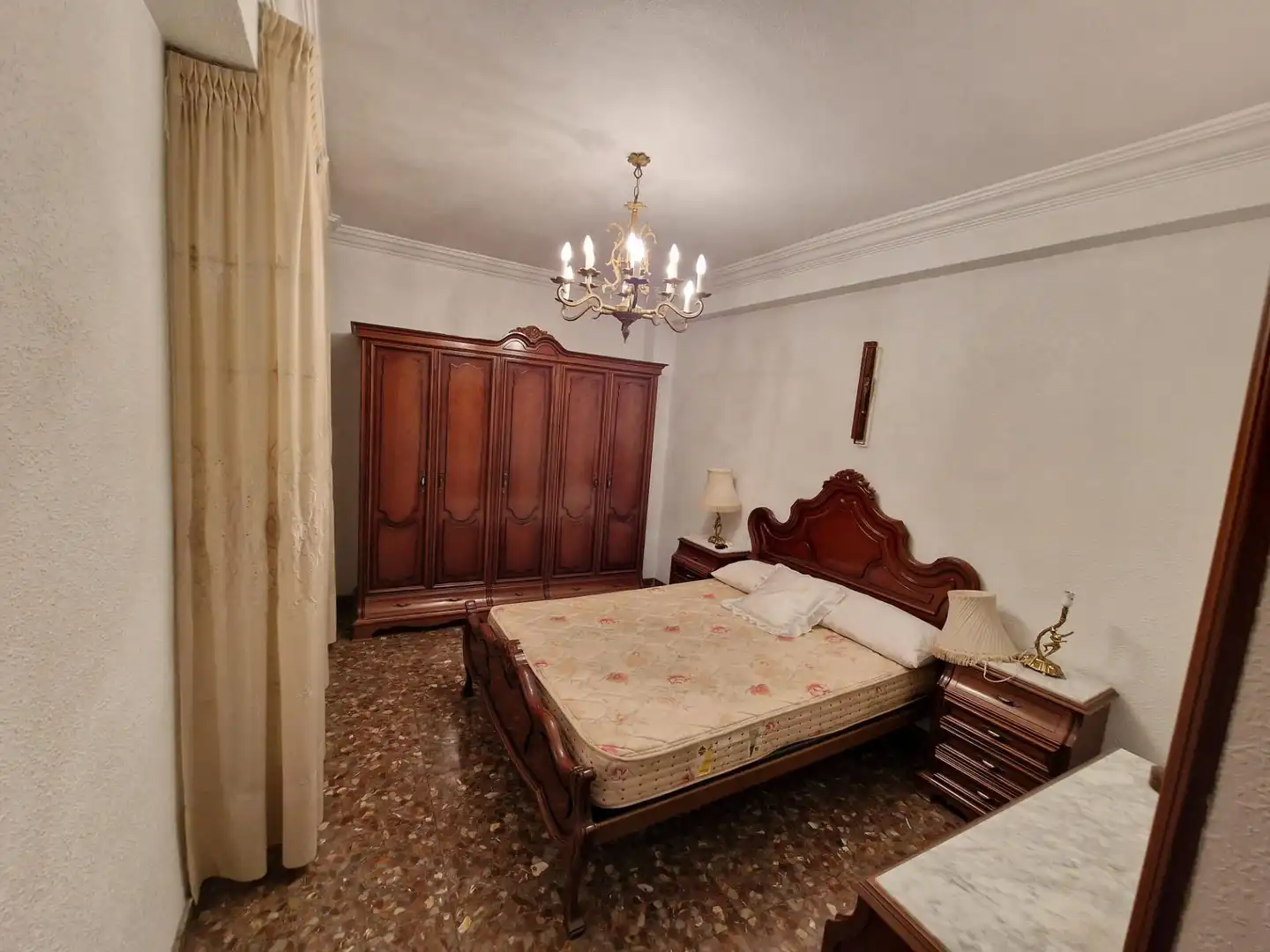 Schlafzimmer von Wohnung zum Verkauf in Elche / Elx mit Klimaanlage, Terrasse und Möbliert