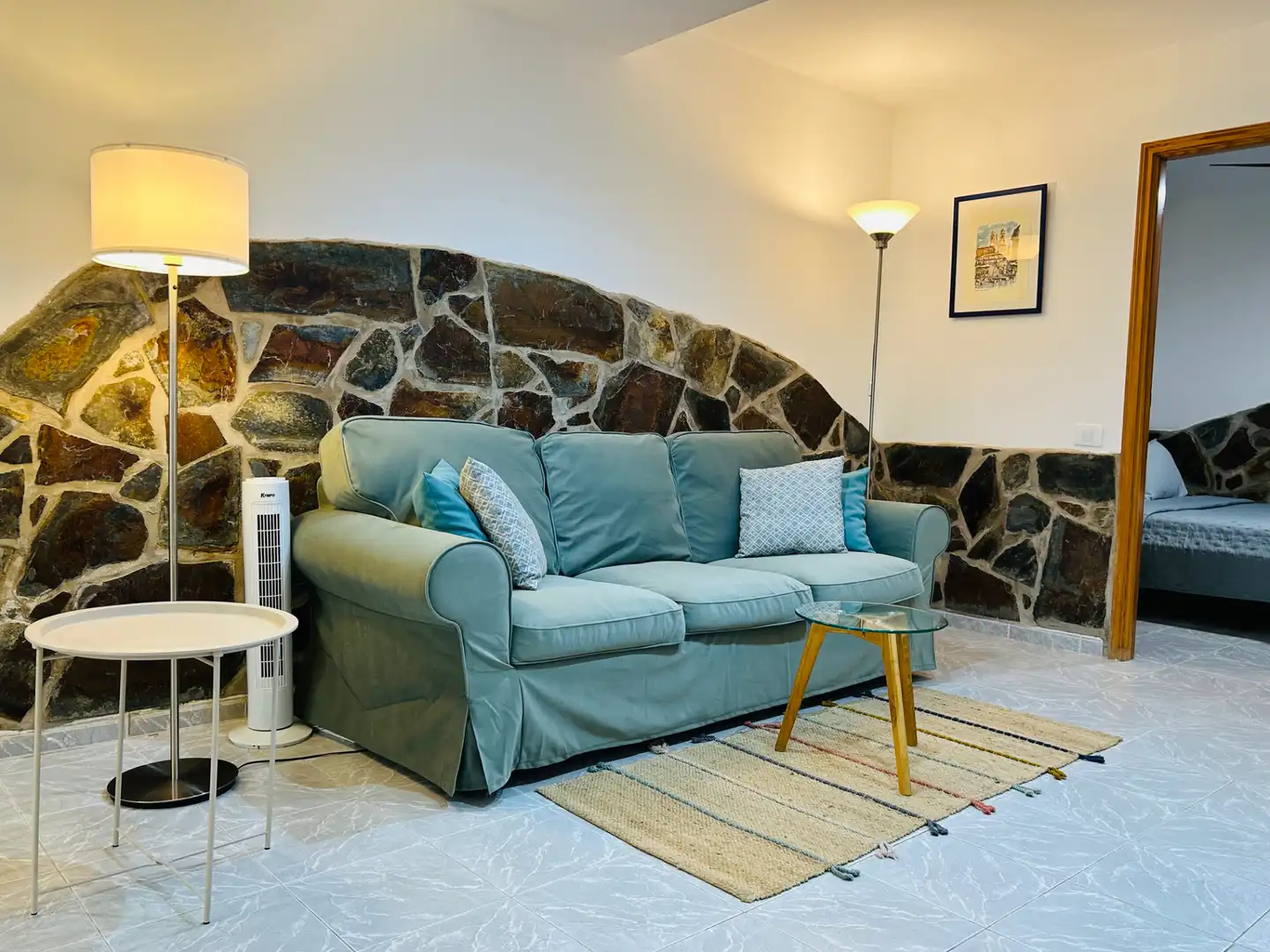 Sala de estar de Casa o chalet en venta en San Bartolomé de Tirajana con Aire acondicionado, Jardín privado y Terraza