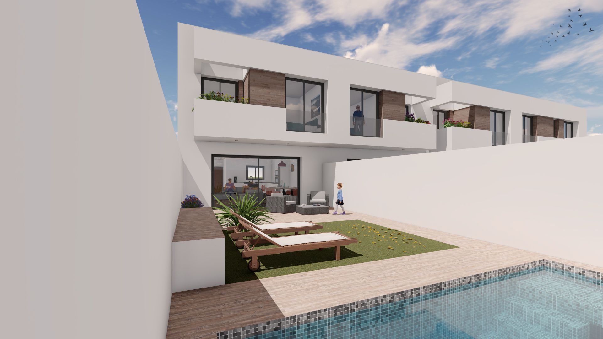 Single-family semi-detached for sale in Reino de Castilla, Aguadulce Sur