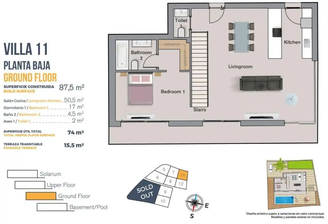 Villa mit Pool zum Verkauf in Finestrat Pueblo, imagen 35