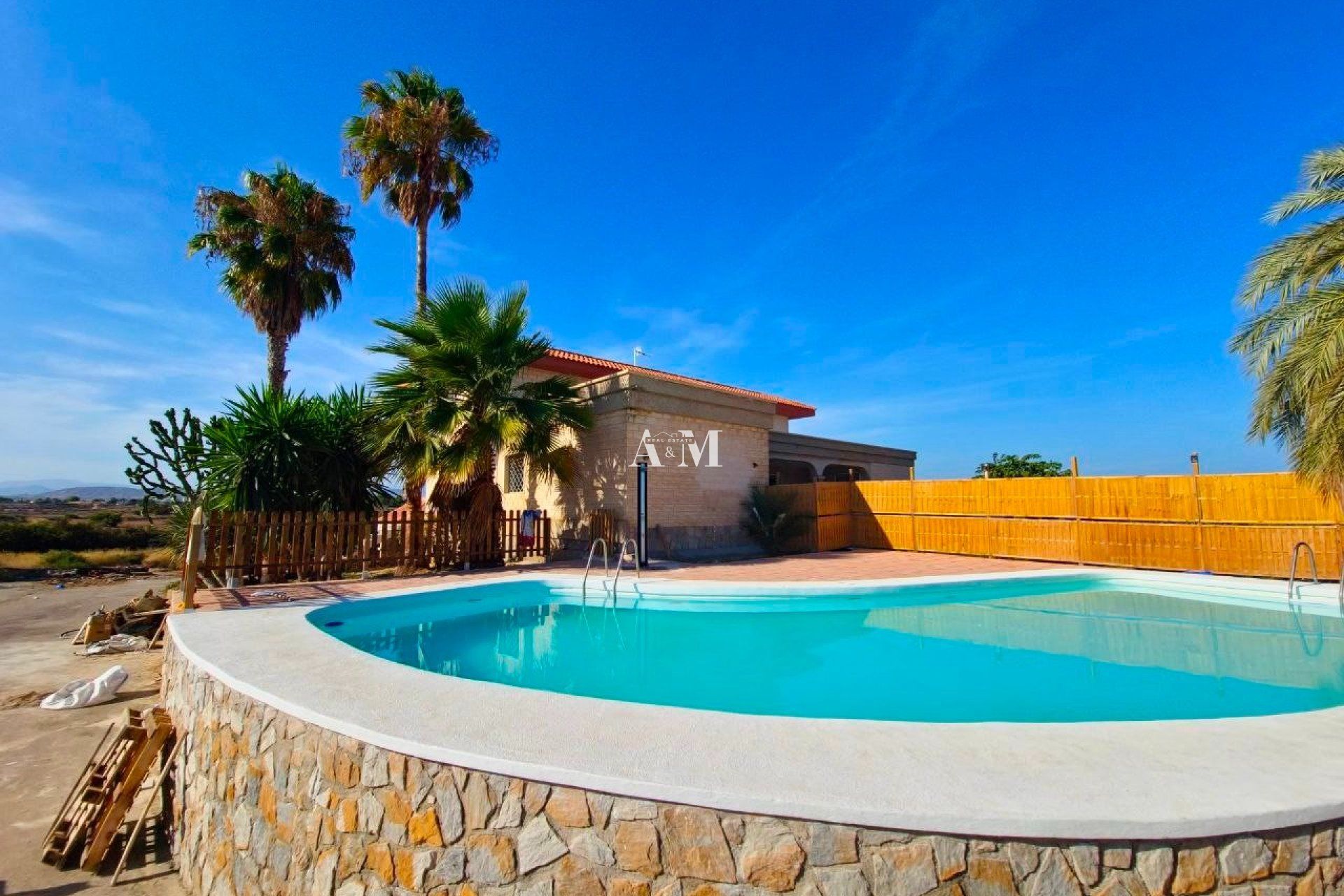 Swimming pool of Planta baja to rent in Elche / Elx  with Air Conditioner, Heating and Private garden