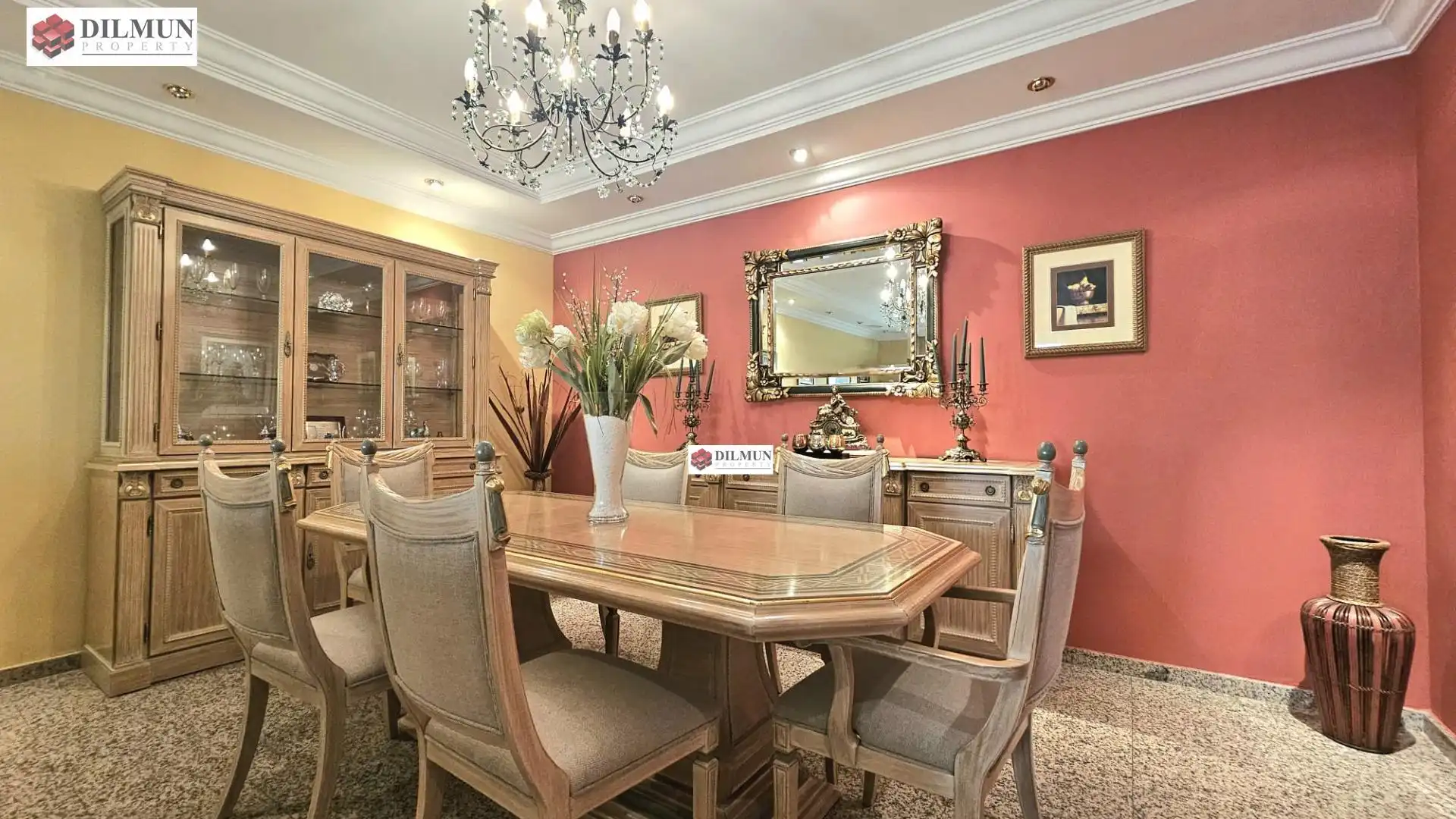 Dining room of Houses for sale in Mijas  with Air Conditioner, Heating and Terrace