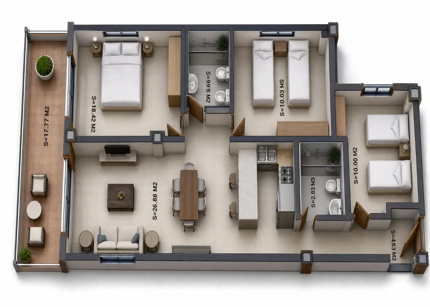 Flat for sale in Calle Tomás y Valiente, 2, Huétor Vega