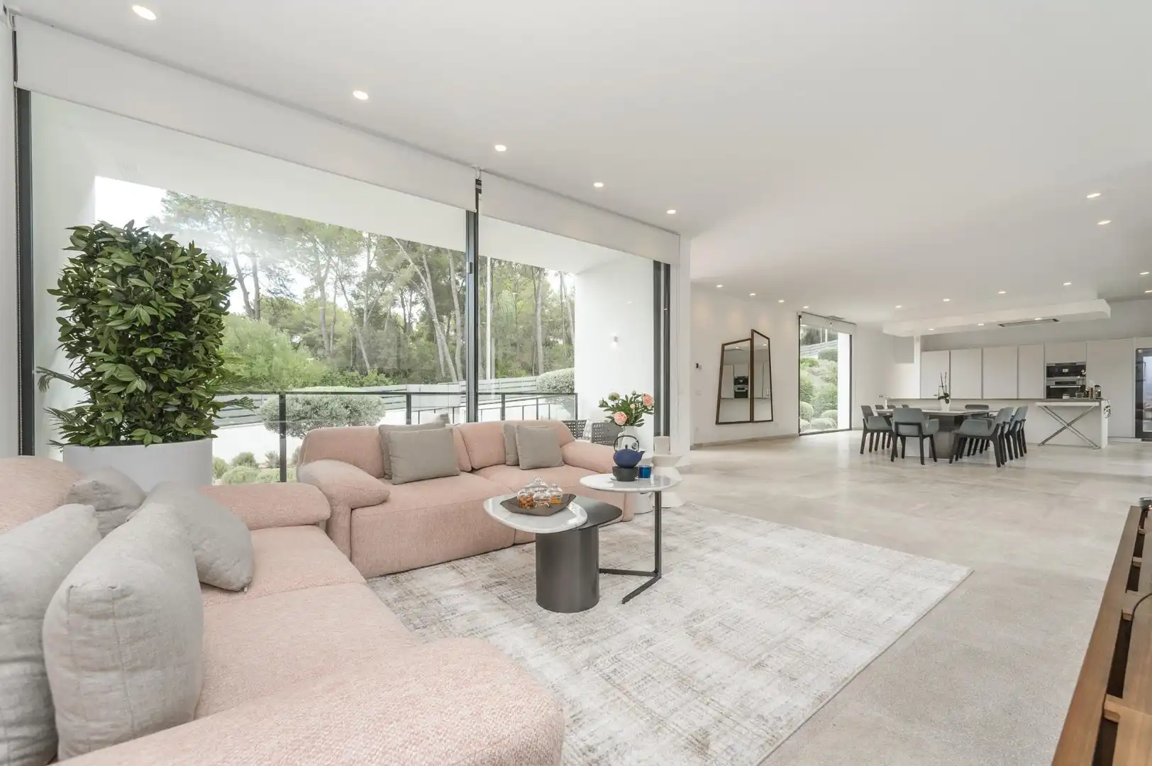Sala d'estar de Casa o xalet en venda en  Palma de Mallorca amb Aire condicionat, Calefacció i Jardí privat