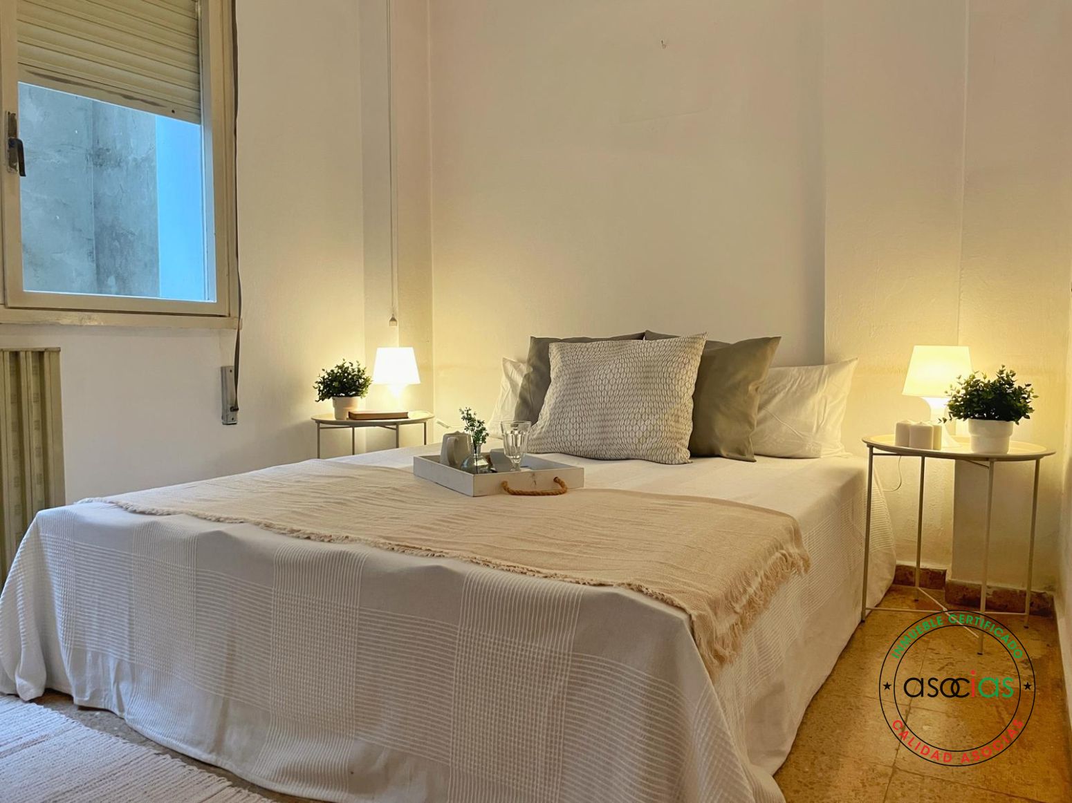 Bedroom of Flat for sale in Gijón   with Heating, Parquet flooring and Terrace