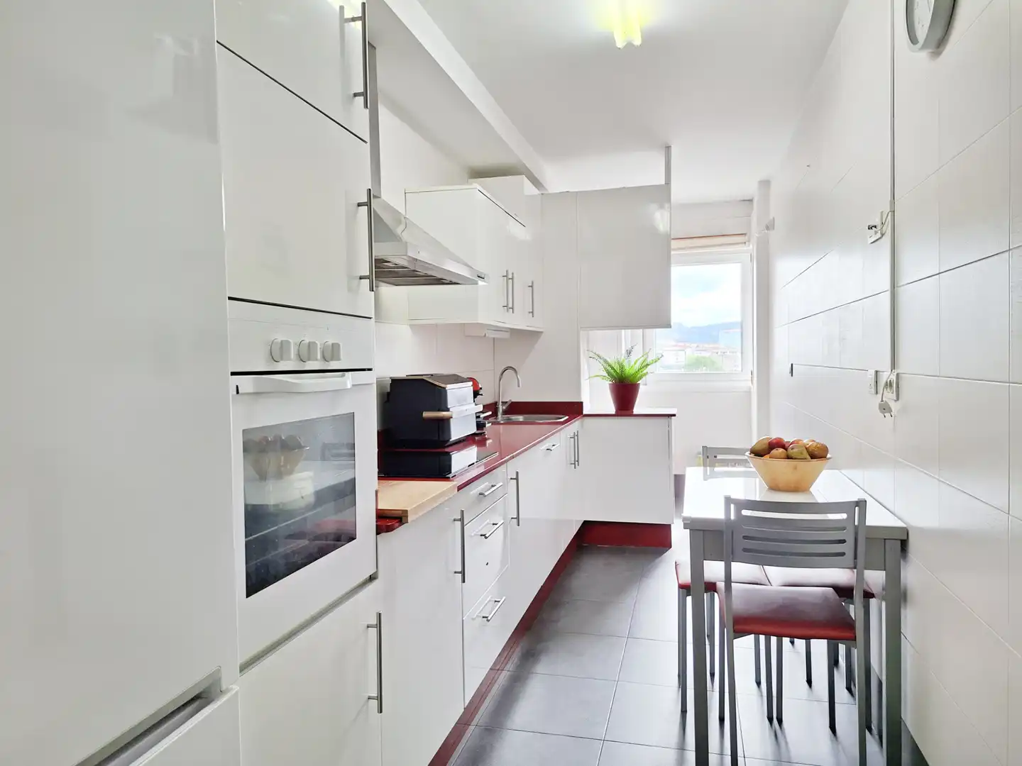 Kitchen of Flat for sale in Cambre   with Heating, Parquet flooring and Storage room