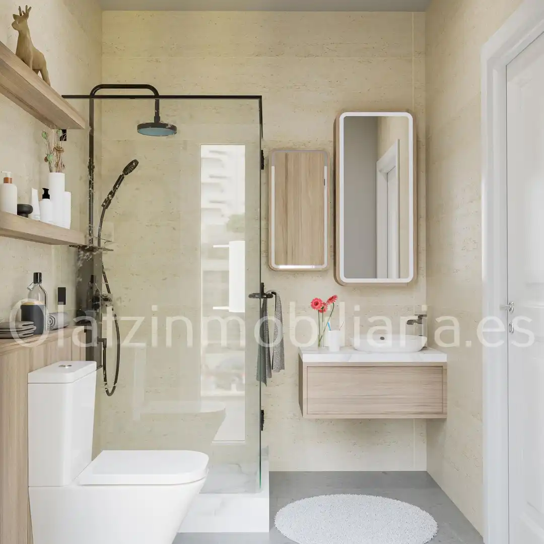 Baño de Piso en venta en Zalla  con Terraza, Trastero y Balcón