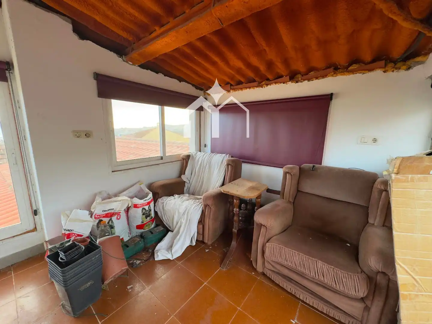 Sala de estar de Casa o chalet en venta en Moaña con Calefacción, Terraza y Amueblado