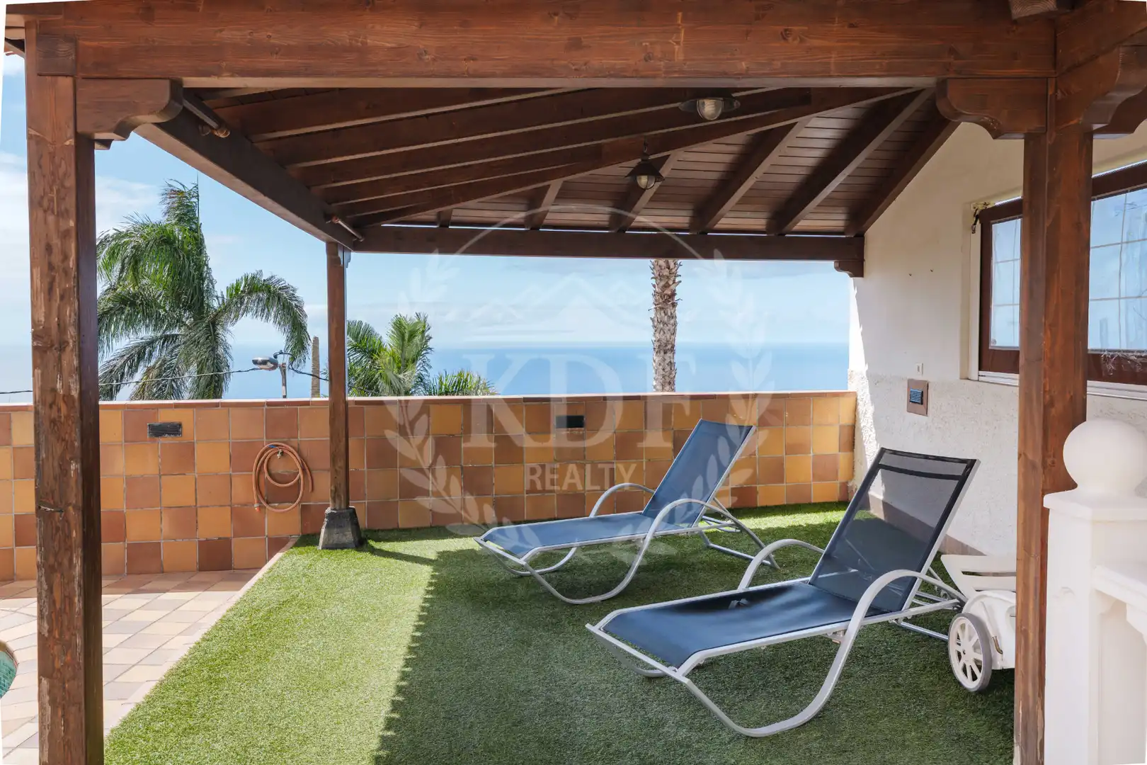 Terrassa de Casa o xalet en venda en Tacoronte amb Jardí privat, Terrassa i Piscina