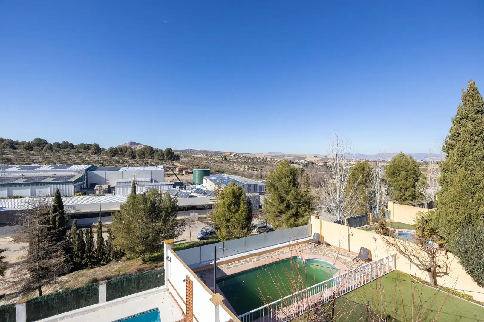 Vista exterior de Casa o xalet en venda en Alhendín amb Calefacció, Jardí privat i Terrassa