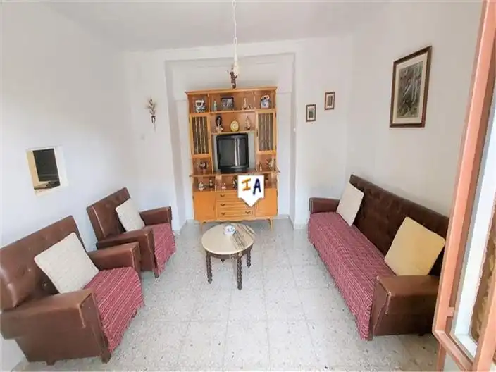 Wohnzimmer von Einfamilien-Reihenhaus zum Verkauf in Almedinilla mit Abstellraum