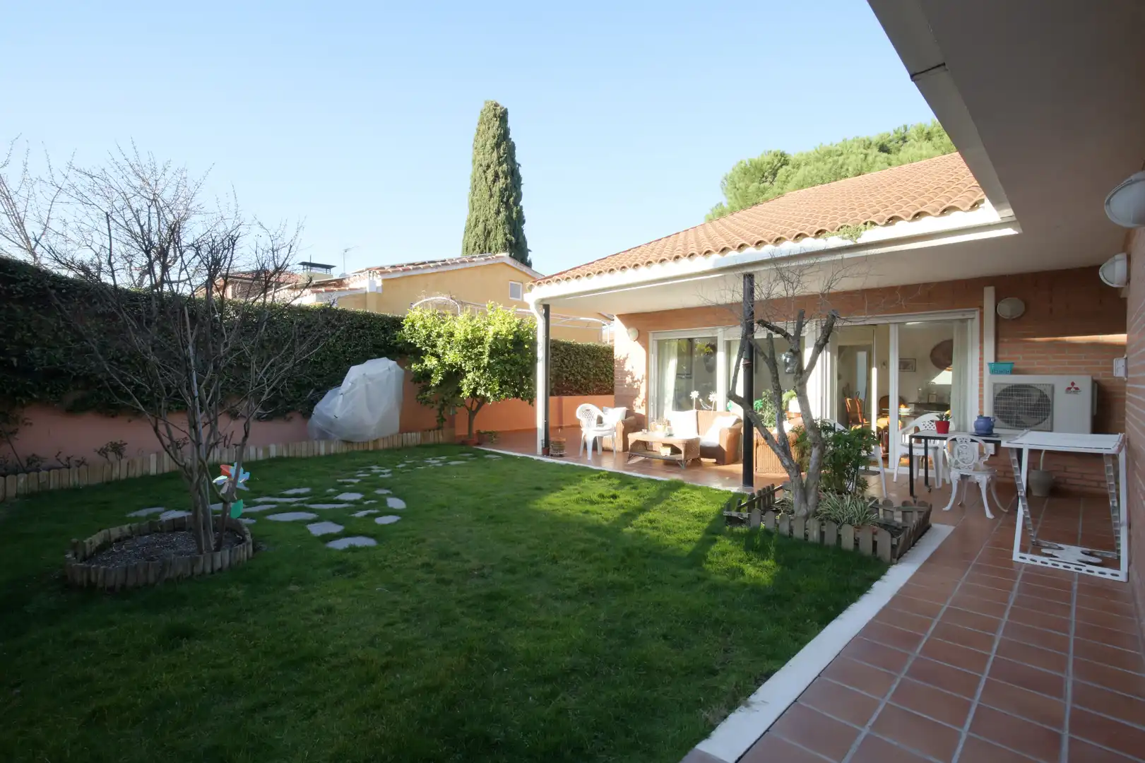 Garden of Houses for sale in Las Rozas de Madrid  with Air Conditioner and Heating