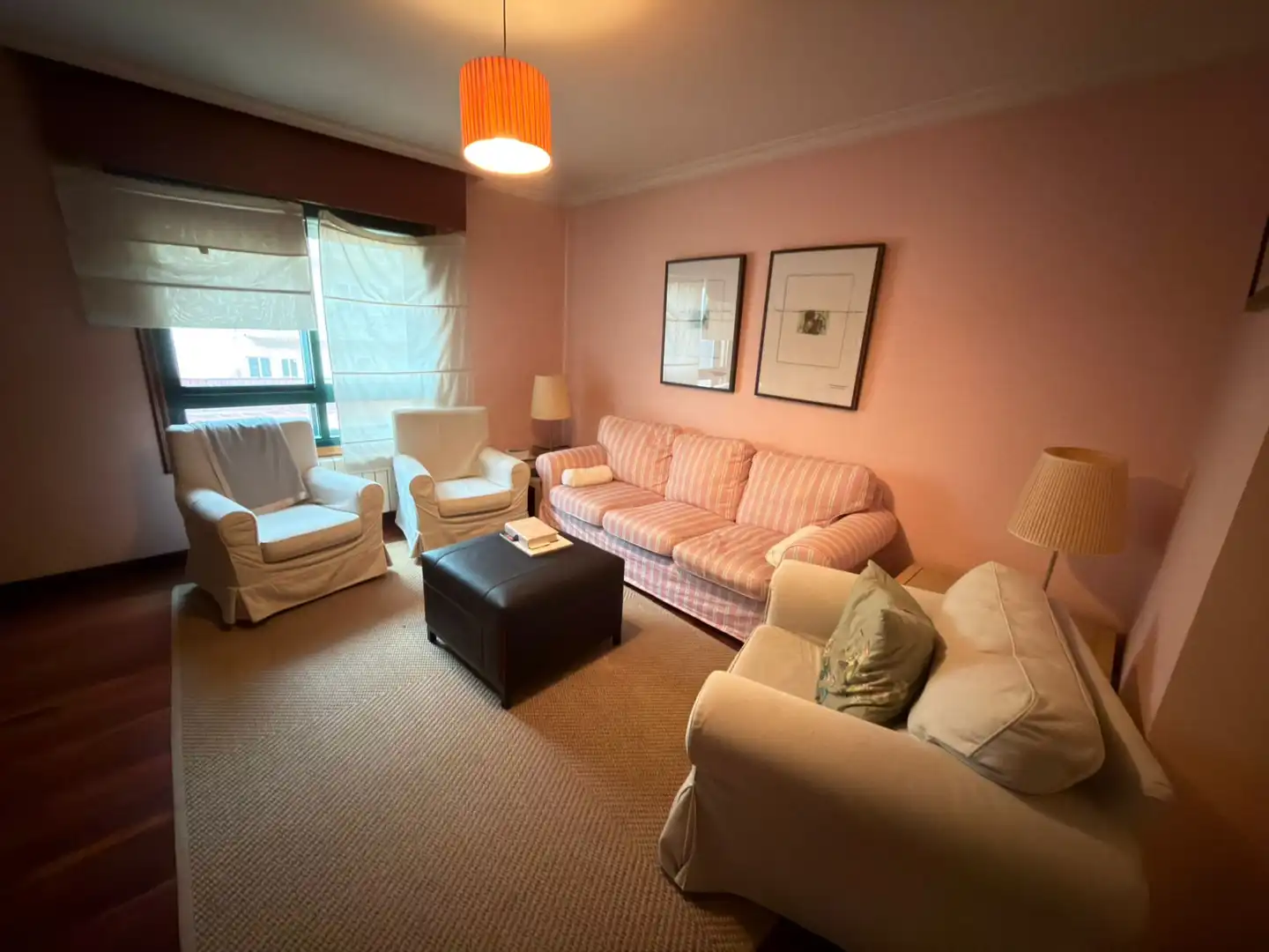 Sala de estar de Piso en venta en Pontevedra Capital  con Calefacción, Parquet y Trastero