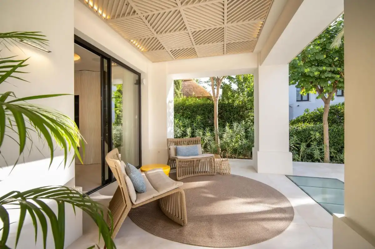Terraza de Casa o chalet en venta en Marbella con Aire acondicionado, Jardín privado y Terraza