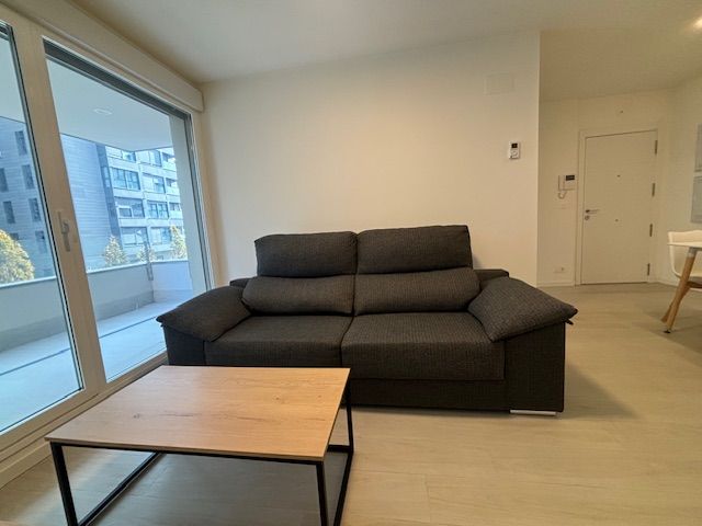 Living room of Apartment to rent in  Pamplona / Iruña  with Heating, Parquet flooring and Terrace
