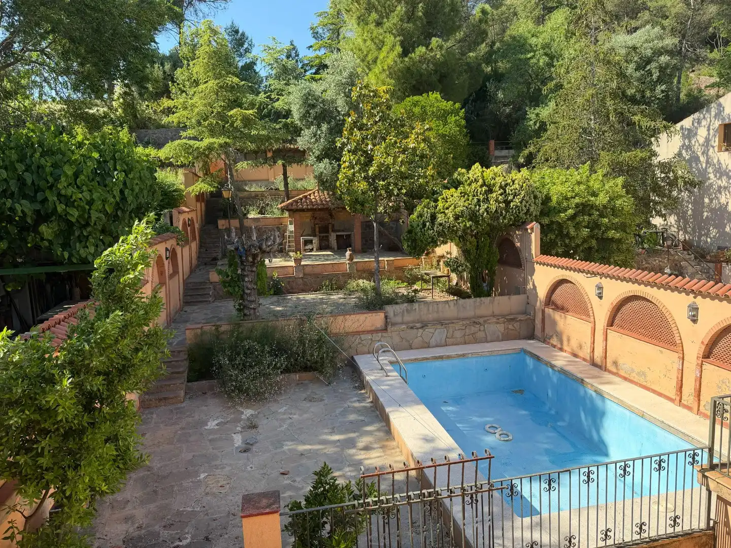 Piscina de Finca rústica en venda en Vacarisses amb Calefacció, Jardí privat i Terrassa