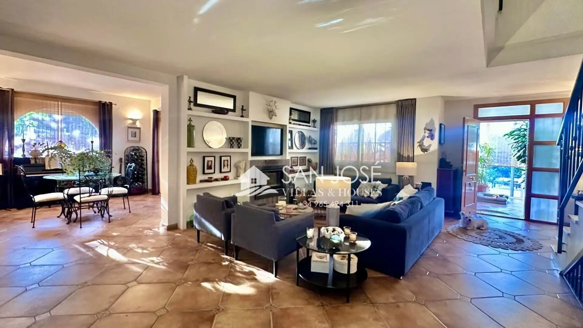 Sala de estar de Casa o chalet en venta en Aspe con Calefacción, Jardín privado y Trastero