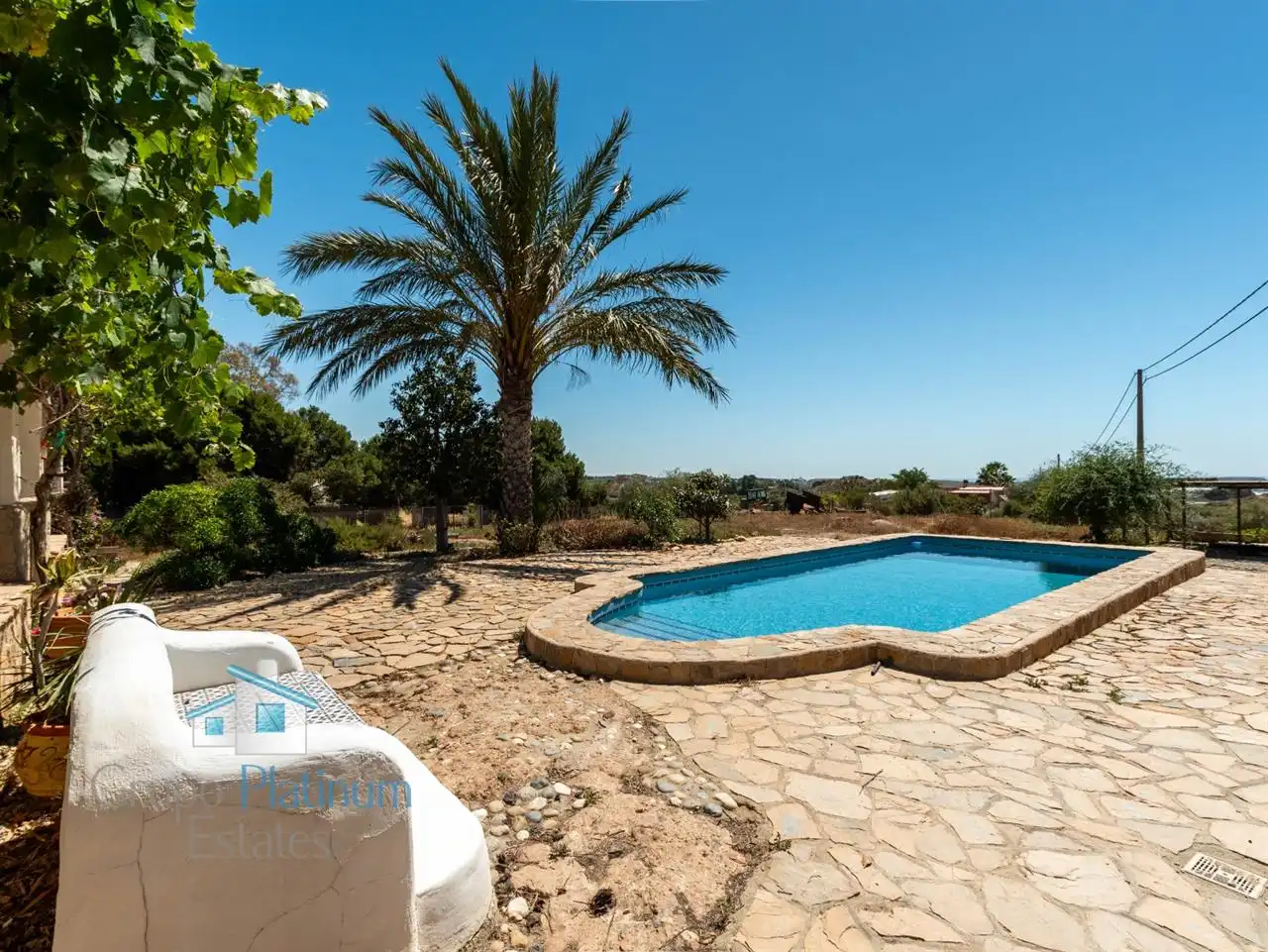 Piscina de Casa o xalet en venda en Águilas amb Aire condicionat, Calefacció i Jardí privat