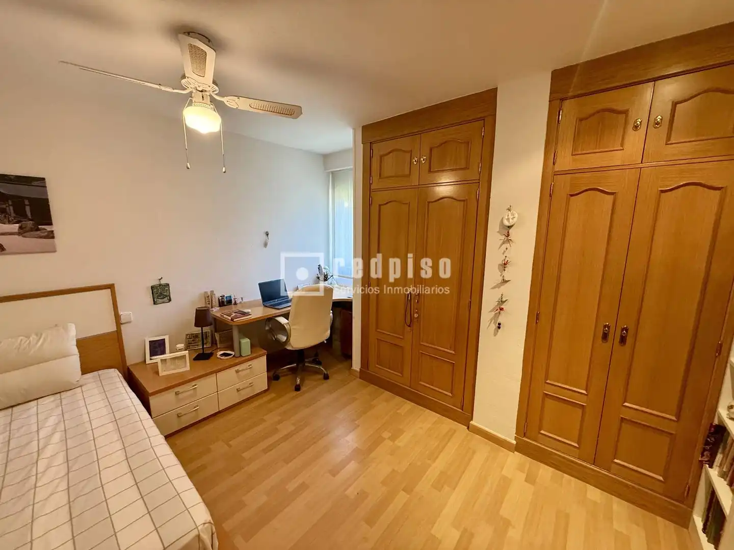 Schlafzimmer von Wohnung zum Verkauf in Madrid mit Klimaanlage, Heizung und Privatgarten