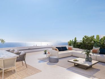 Àtic amb piscina en venda a Estepona Pueblo