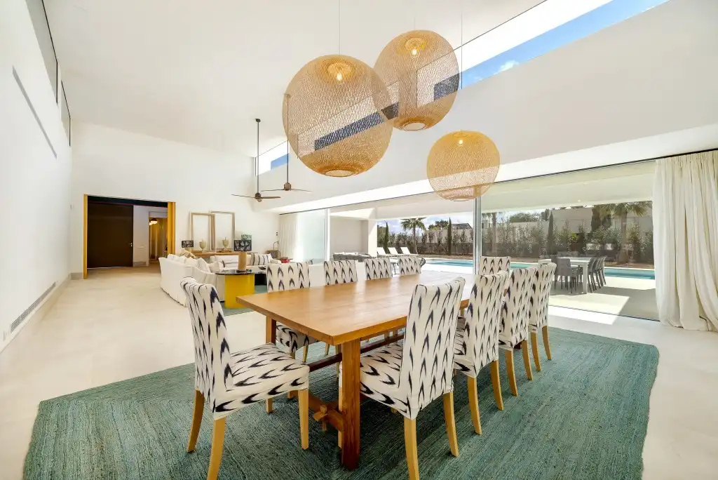 Dining room of Houses for sale in Calvià  with Air Conditioner, Heating and Private garden