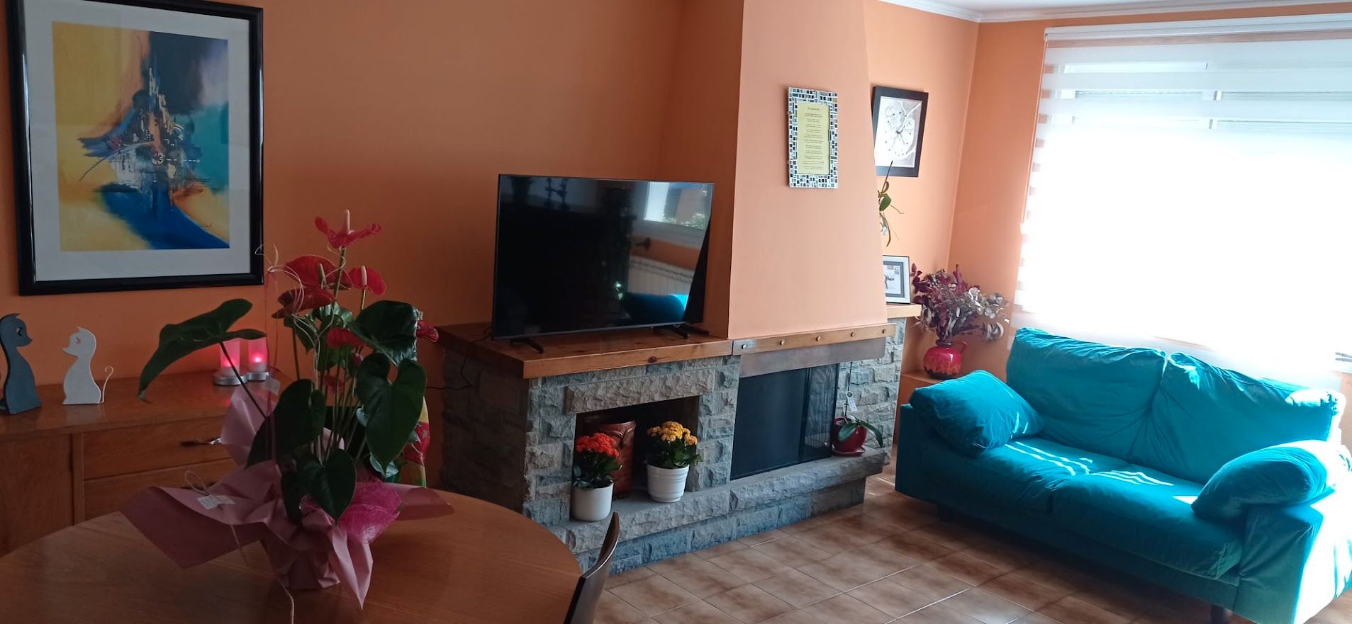Living room of Single-family semi-detached for sale in Parets del Vallès  with Air Conditioner, Heating and Terrace