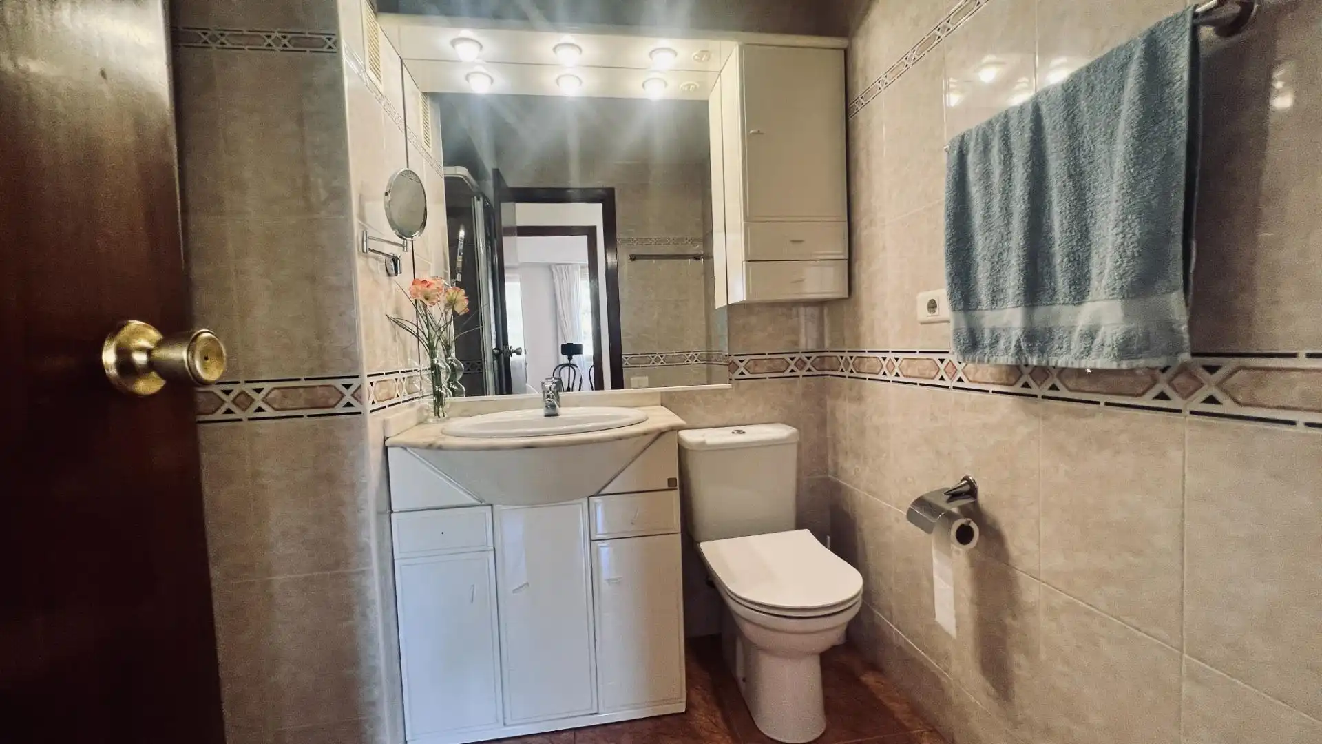 Bathroom of Flat for sale in Castellón de la Plana / Castelló de la Plana  with Air Conditioner, Private garden and Furnished