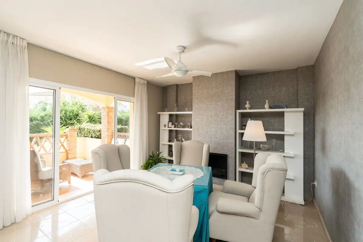 Living room of Houses for sale in Mijas  with Air Conditioner, Heating and Private garden