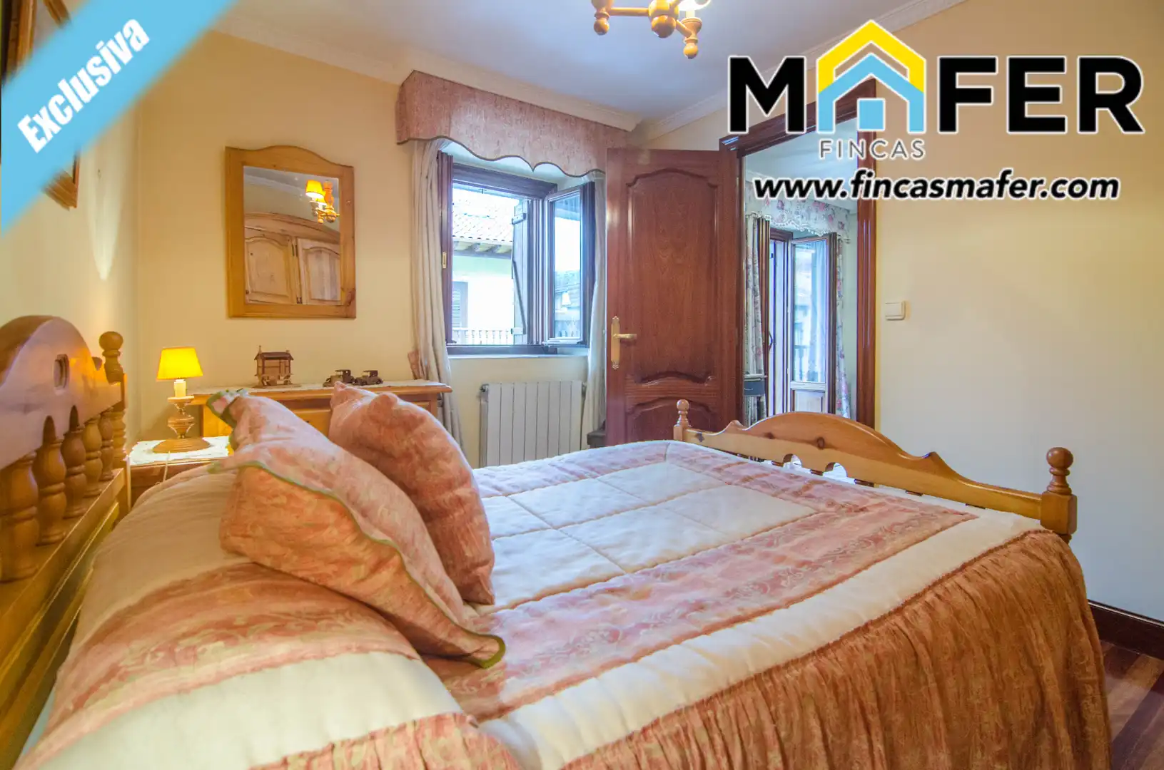 Habitación de Casa adosada en venta en Ruesga con Calefacción, Parquet y Balcón