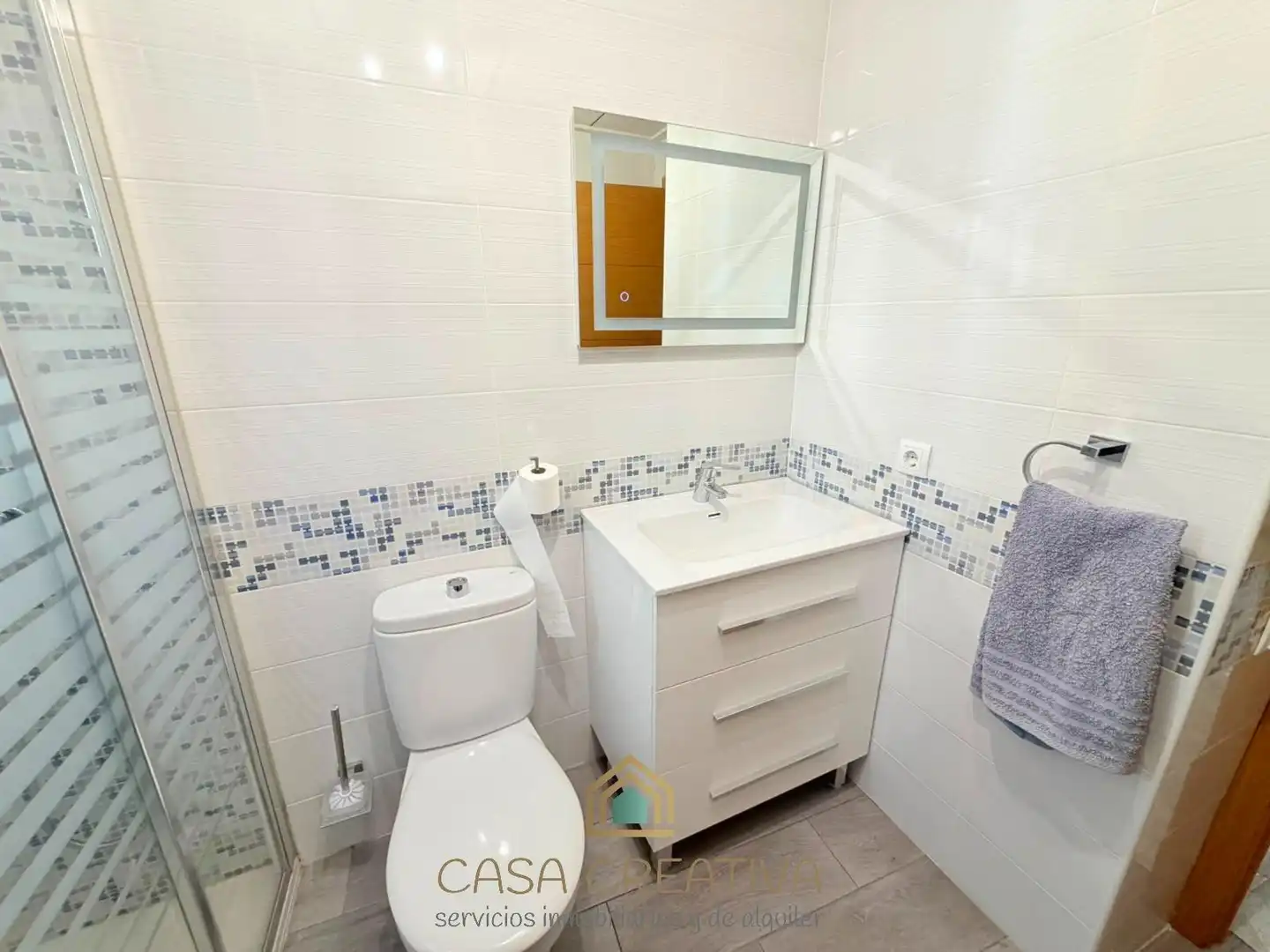 Baño de Casa adosada en venta en Xàtiva con Aire acondicionado, Calefacción y Terraza
