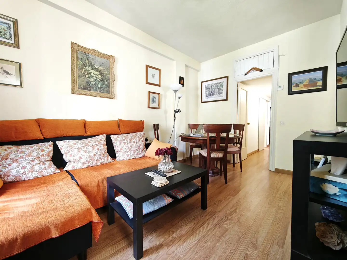 Sala de estar de Piso en venta en Madrid con Calefacción y Amueblado