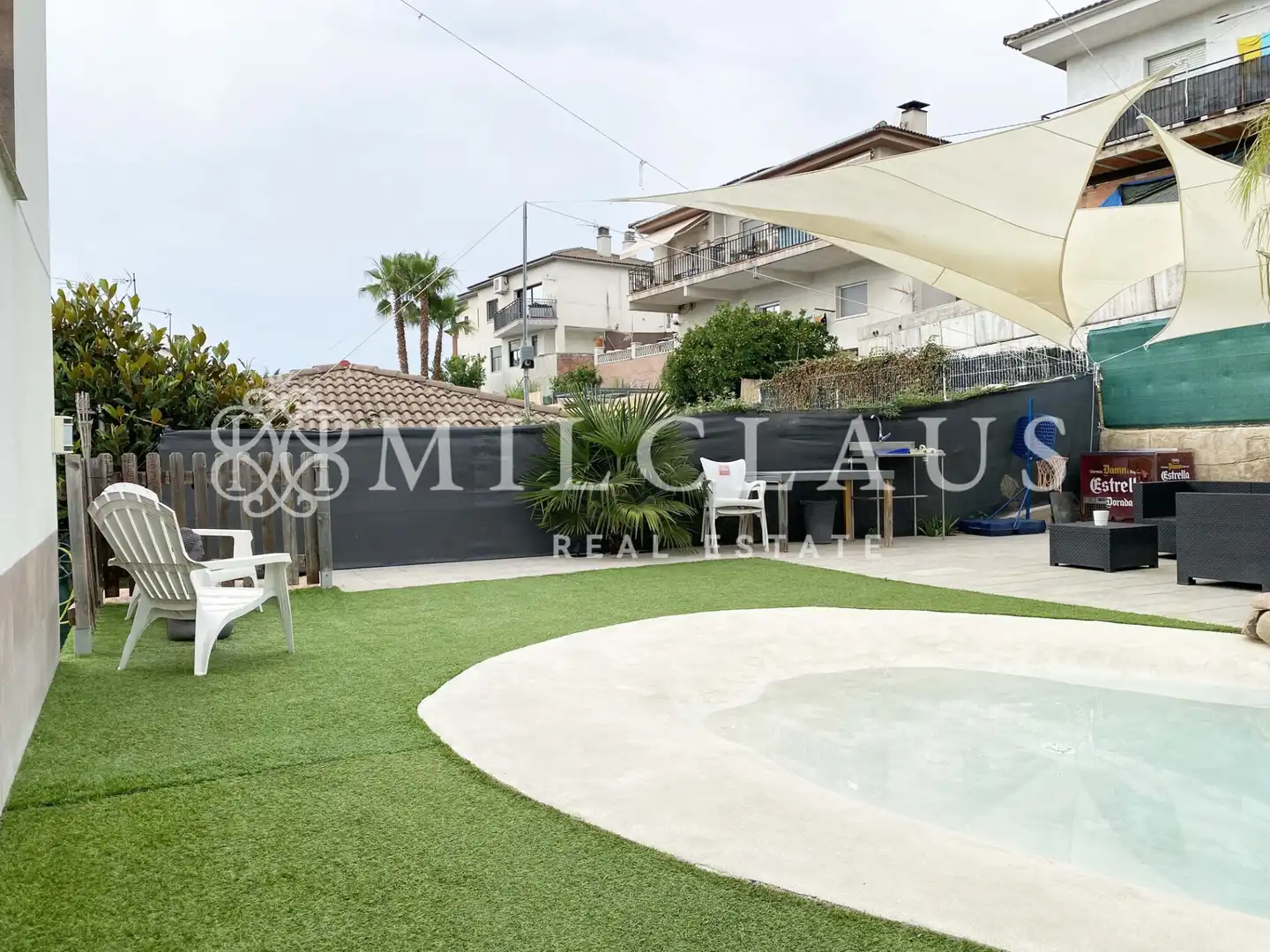 Terrasse von Haus oder Chalet zum Verkauf in Lliçà d'Amunt mit Klimaanlage, Heizung und Privatgarten