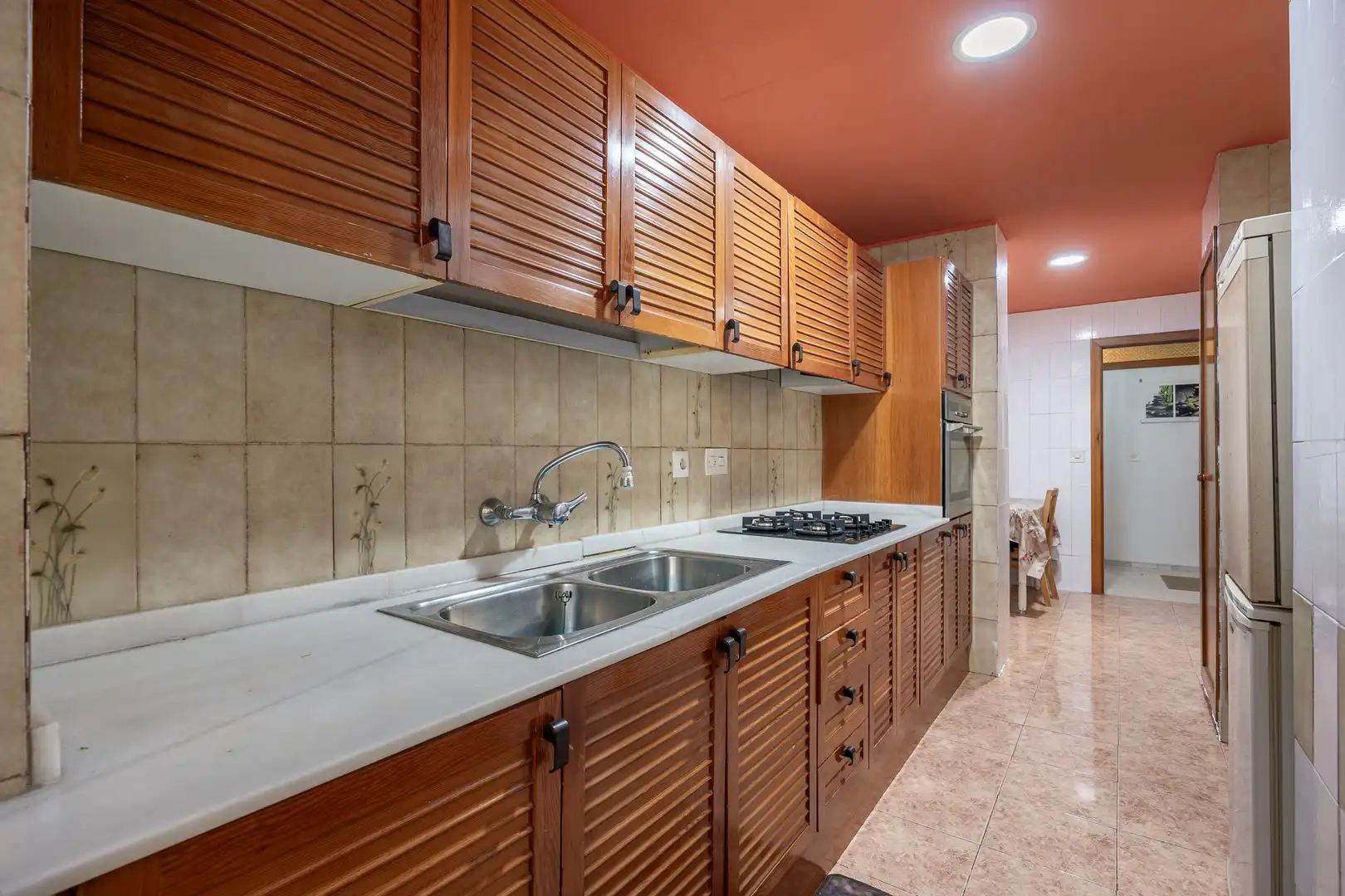 Küche von Wohnung zum Verkauf in Callosa d'en Sarrià mit Abstellraum und Balkon