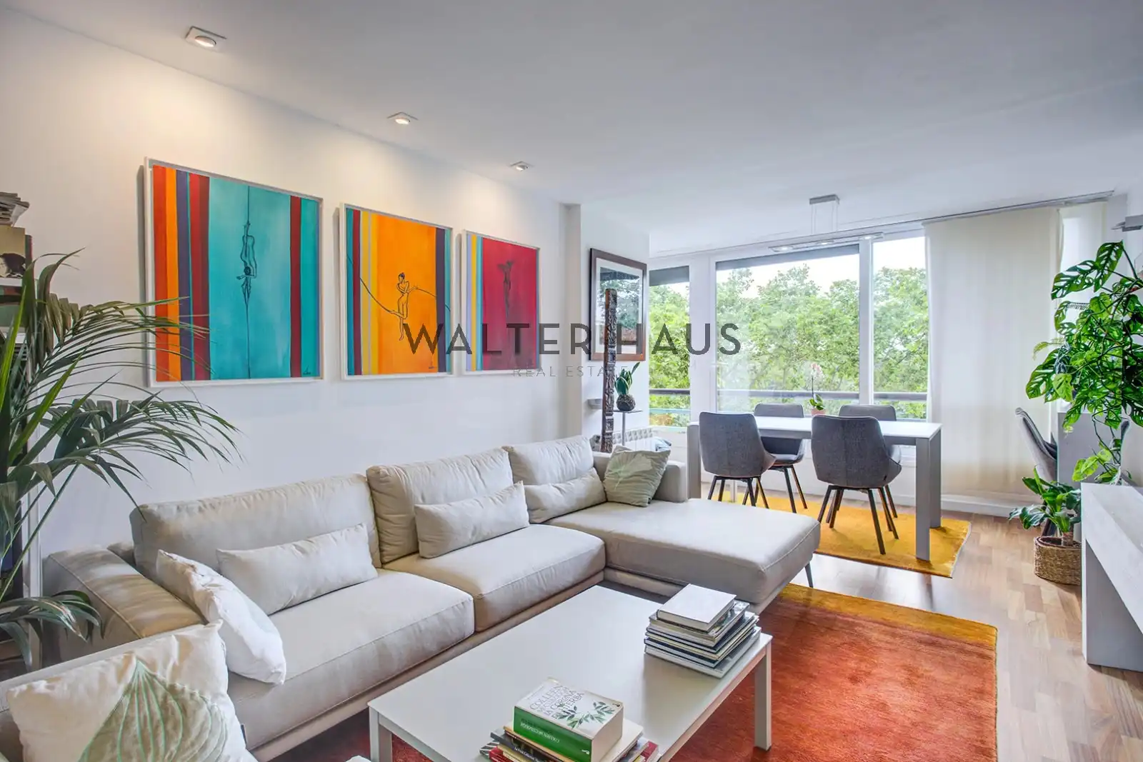 Sala de estar de Piso en venta en Barcelona con Aire acondicionado y Balcón