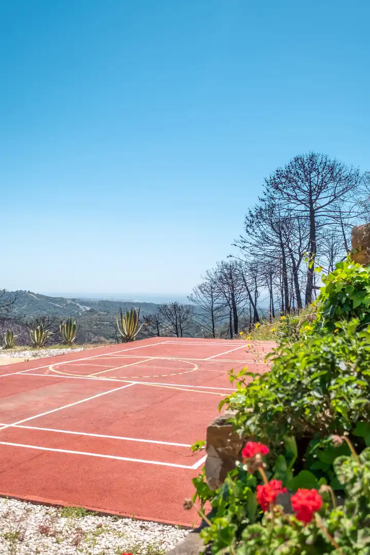 Jardín de Finca rústica en venta en Estepona con Aire acondicionado, Terraza y Trastero