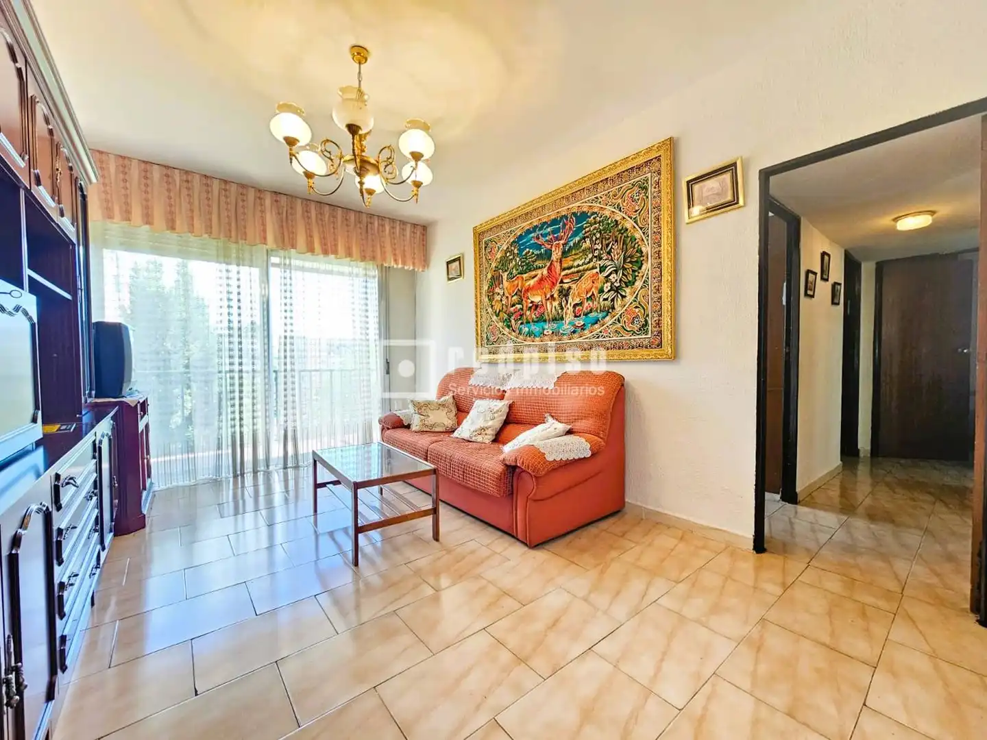 Living room of Flat for sale in Parla  with Heating and Terrace