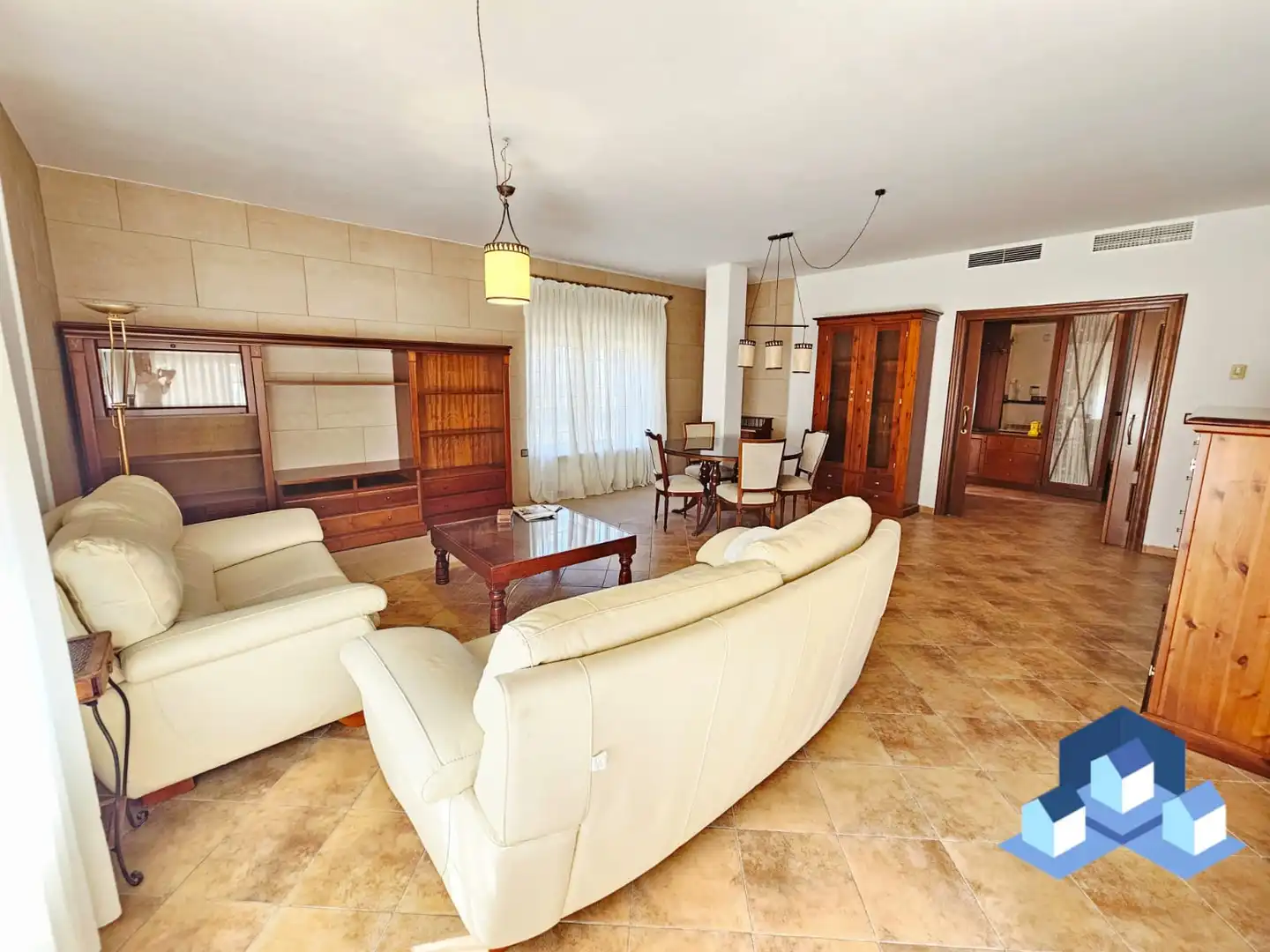 Sala de estar de Casa o chalet en venta en Lorca con Aire acondicionado, Calefacción y Jardín privado