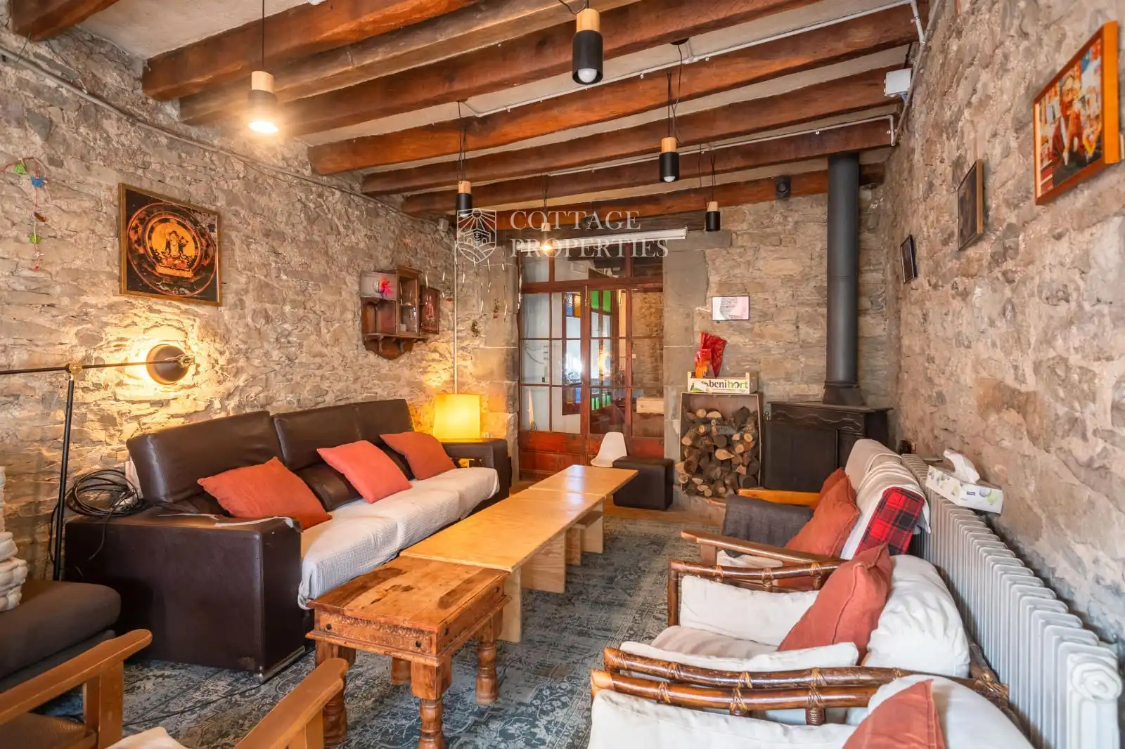 Living room of Country homes for sale in Tavertet  with Heating and Terrace