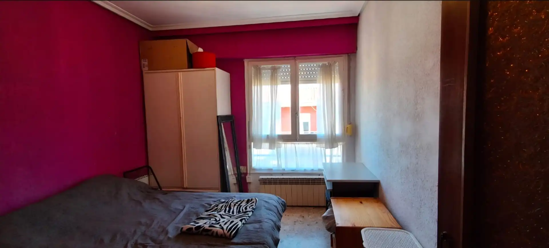 Bedroom of Flat for sale in  Logroño  with Heating and Furnished