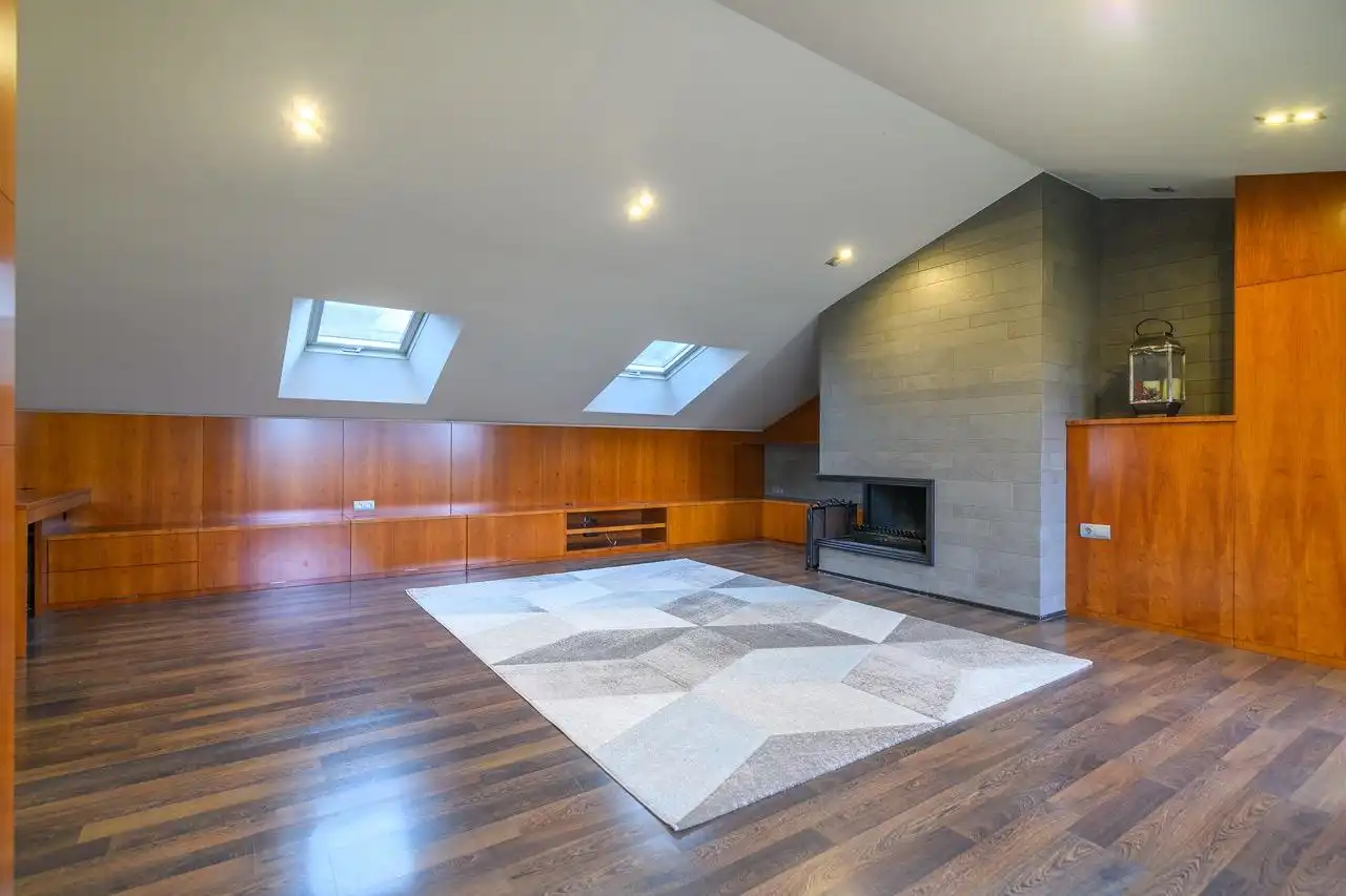 Sala de estar de Ático en venta en Manresa con Aire acondicionado, Calefacción y Parquet