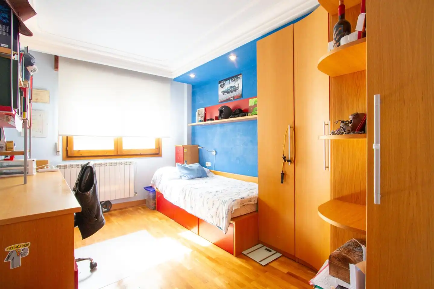 Schlafzimmer von Maisonette zum Verkauf in Villava / Atarrabia mit Klimaanlage, Heizung und Terrasse