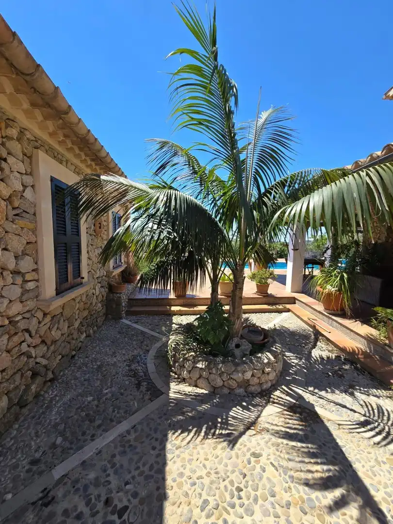 Terrasse von Haus oder Chalet zum Verkauf in Campanet mit Klimaanlage, Heizung und Privatgarten